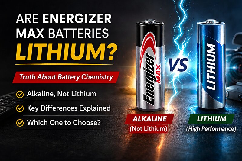 are energizer max batteries lithium