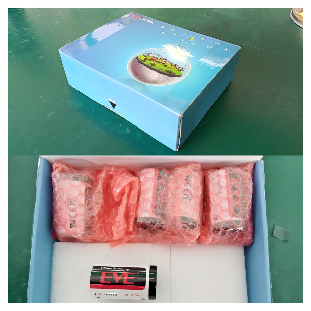 EVE ER34615 3.6V 19000mAh Battery Shipment to Canada