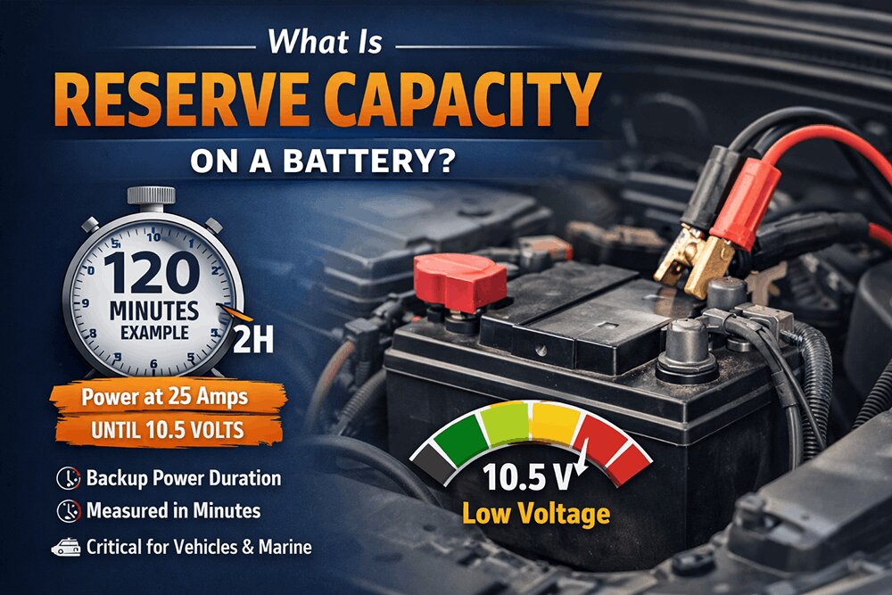 Reserve Capacity on a Battery