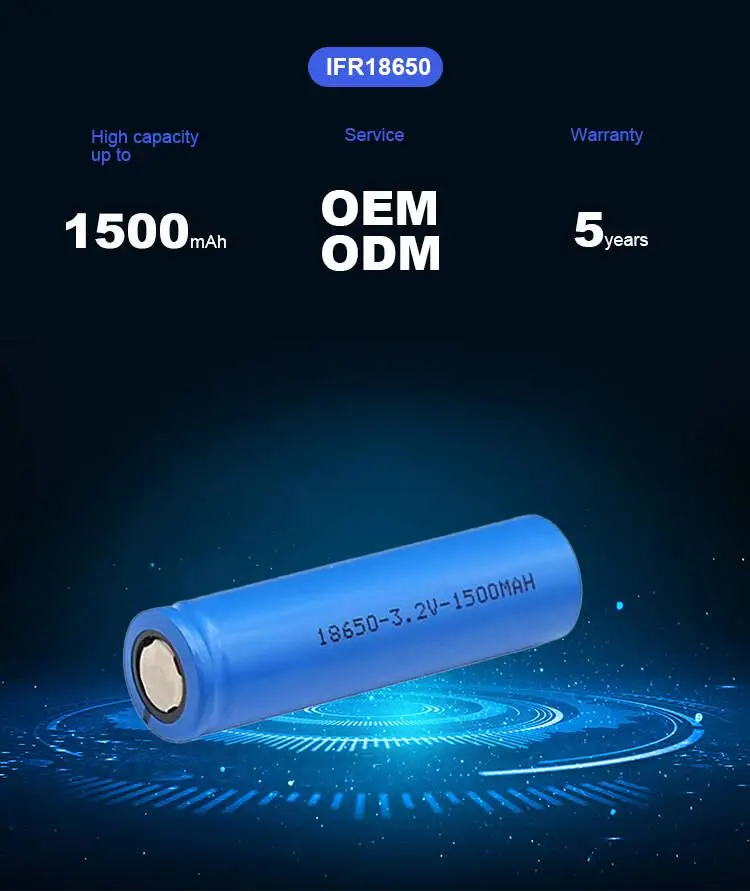 LiFePO4 Battery 18650 OEM/ODM