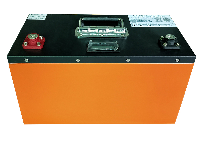12.8V 100Ah Metal LCD Bluetooth